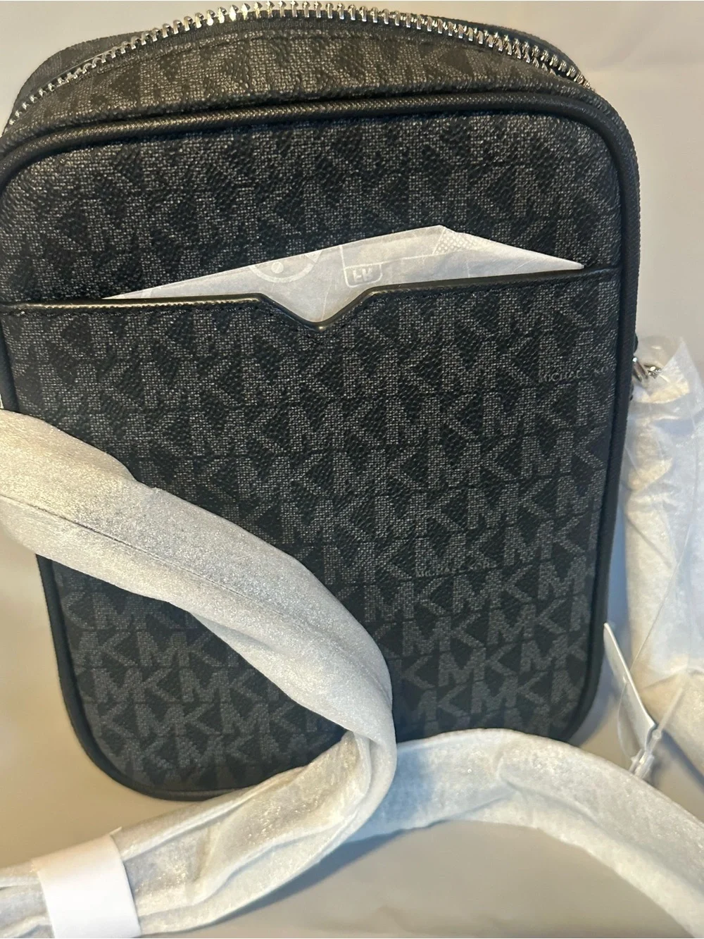 Michael Kors Men's Black Logo Crossbody B